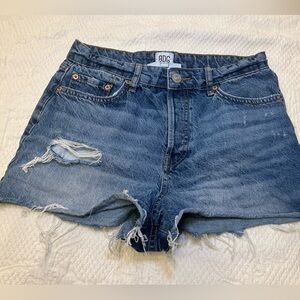 BDG Distressed Blue Denim Jean Shorts